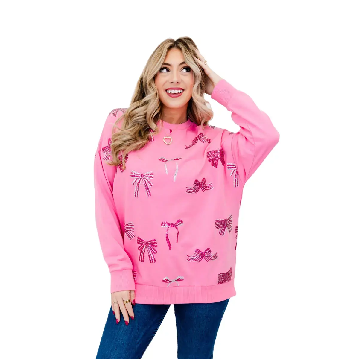 Blushing Bows Sweatshirt Blushing Bows Sweatshirt