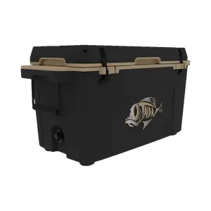 Taiga Coolers 55 Quart Black and Tan Cooler