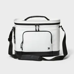 Soft Sided 24 Cans/20.6qt  Backpack Cooler White - All In Motion