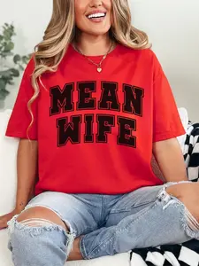 Mean Wife ~ Unisex Short Sleeve T-Shirt Gildan Softstyle Printed in the USA