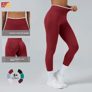 Allure Body Seamless Peach Butt Yoga Pants Women High Waisted Tummy Control Quick Dry Workout Leggings for Gym Running Outdoor Sports