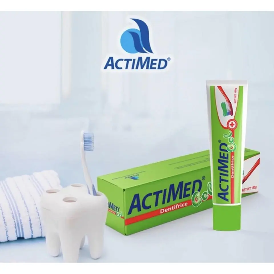 Pate ActiMed Dentifrice - 150g Tube pack of 3 Toothpaste for Oral Care and Fresh Breath