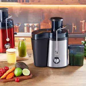 BPA-Free 400W High Juice Power Cold Press Juicer with 3-Speed Control & 3-Inch Feed Chute for Fresh Fruit & Vegetable Juice Making
