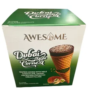 Dubai Style Cornet - 7 Small Dubai Style Wafer Cones