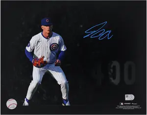 Pete Crow-Armstrong Chicago Cubs Autographed Patrolling Centerfield 11' x 14" Spotlight Photograph - Fanatics Authentic Certified