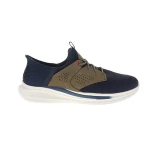 Skechers Mens Slip-Ins Relaxed Fit Slade Caster Walking Walking Sneakers Shoes - Blue