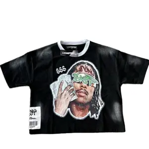 LIVING FAST UNISEX CROPPED TEE
