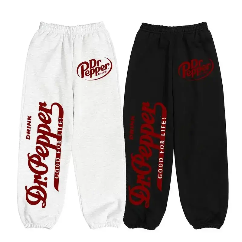 Dr Good for Life Joggers Unisex Sporty Comfy Pants, Cherry Pop Everyday Flex Joggers, Retro-Inspired Comfy Unisex Pants, Daily Movement Sweatpants, Fit for Men and Women All Seasons Basics