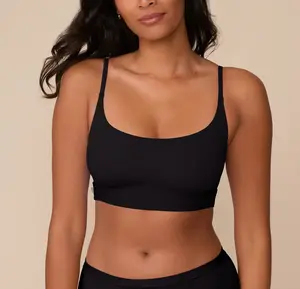 Bliss Scoop Bralette - Black