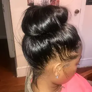 Bling Hair Straight 360 Lace Front Wigs Pre Plucked 180% Density Transparent 13x4 13x6 Lace Frontal Wigs Human Hair Brazilian Remy Wigs For Women