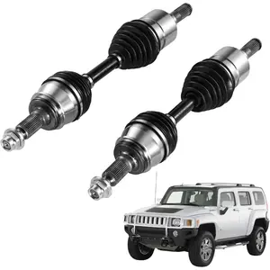 Father's Day Gift VEVOR CV Axle Shaft Assembly, 2 Pieces Front Left & Right Side (Driver and Passenger Side), Automotive Replacement CV Joint Axles Pair Compatible with 2006-2010 Hummer H3, Alloy Steel & Carbon Steel