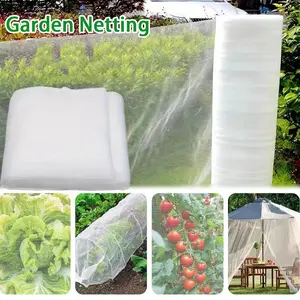 Garden Netting Insect Pest Barrier Bird Netting for Garden Protection,Row Cover Mesh Netting for Vegetables Fruit Trees and Plants tiktokshopspringglowup