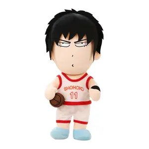 The same fan dolls from the famous movie "Slam Dunk" - Sakuragi Hanamichi and Rukawa Kaede plush toys