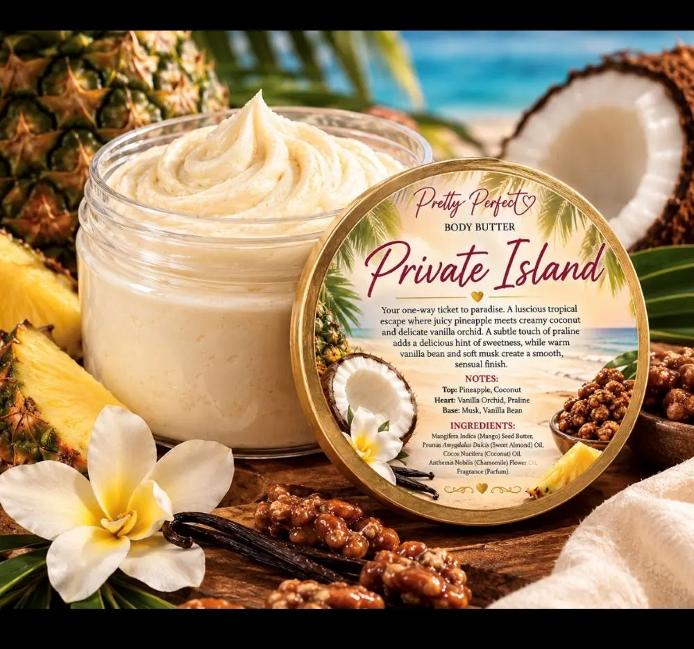 Private Island Body Butter Whipped Moisturizer
