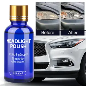 Headlight Restoration Kit, Headlight Cleaner Restores Clear Car Plastic, Includes Headlight Coating and Cleaning Solution.