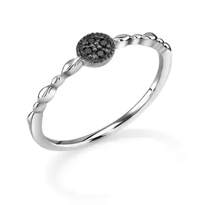 925 Sterling Silver Black Onyx Stacking Ring, Onyx Stacking Rings, Black Onyx Ring, tacking Rings, Gift for Girls, Onyx Jewelry,  Silver Jewelry