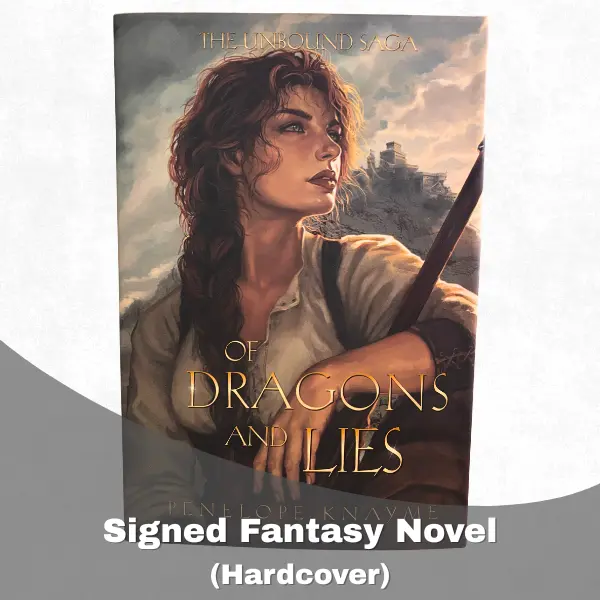 Of Dragons and Lies - Fantasy/Romantasy Book - Signed Hardcover Edition