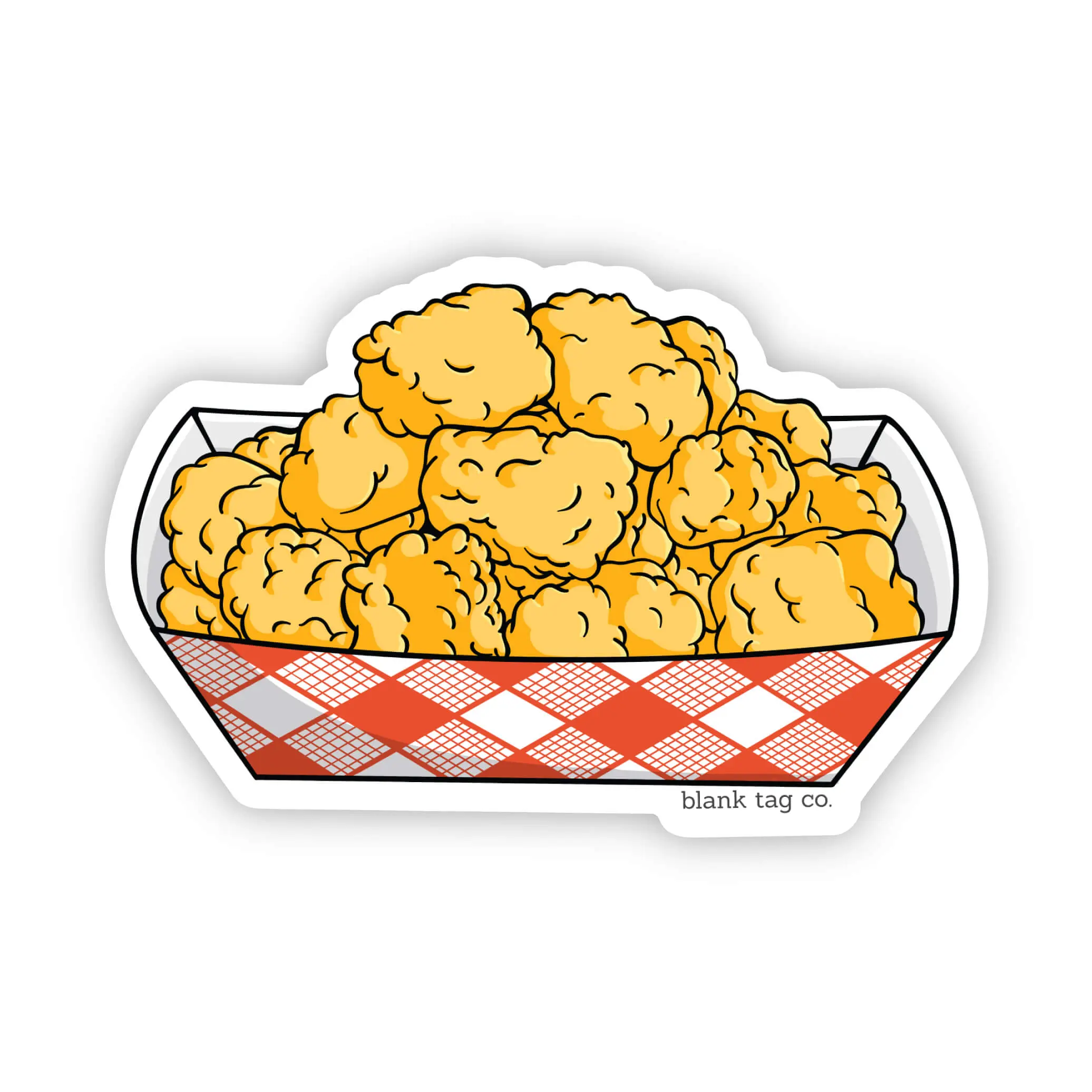 Blank Tag Co.® Waterproof Sticker - Tater Tots