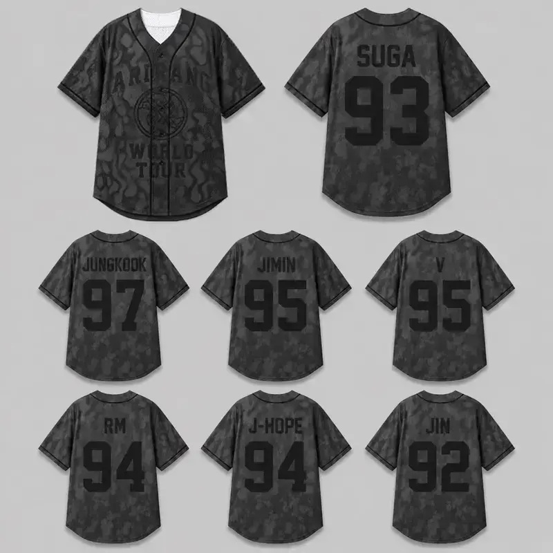 Music Tour Baseball Jersey, Live Tour Baseball Jersey, Casual Unisex Sports Jersey, Gift for fan