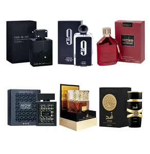 (6pc Bundle Pack) Club De Nuit Intense Man EDT, 9PM, Rave Now Men, Khamrah, Nitro Red + Asad EDP Spray, 3.4oz