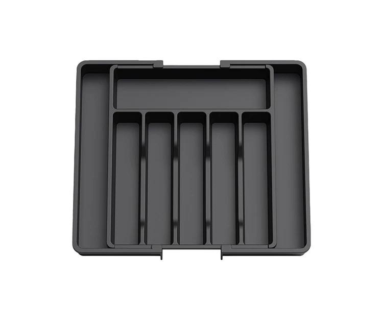 Expandable Utensil Tray Silverware Spoon Organizer Drawer Cover Adjustable Cutlery Tray Drawer Organizer Kitchen
