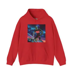 Alien Chess King Move Hoodie | VezzyWorld space chessboard, diamond & gold pieces