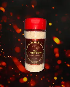 Carolina Reaper Sea Salt - All Organic - Spicy Hot