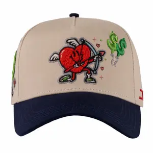 Jc Hats Money Love SnapBack Cap with Embroidered Heart Design  for Stylish Outfits