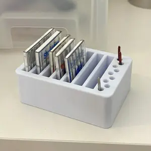 1PCS 3D Printed Sewing Needle Organizer Box, 9 Needle Slots & 7 Storage Compartments, Durable & Practical, Ideal for Sewing Enthusiasts & Home Use