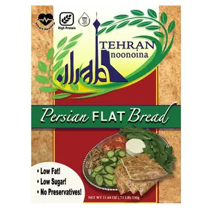 Persian Flat Bread with Sesame Seeds for Spreads, Sandwiches, Pizza, Paninis