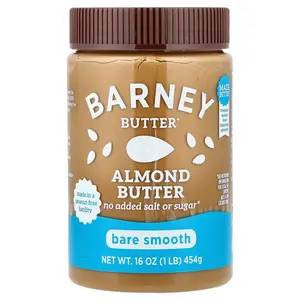 Barney Butter Almond Butter, Bare Smooth, 16 oz (454 g)