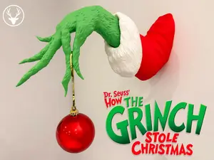Christmas Ornament Hanger, Home & Festive Party Supplies, Christmas Decoration Accessory halloween vintage Battery Powered