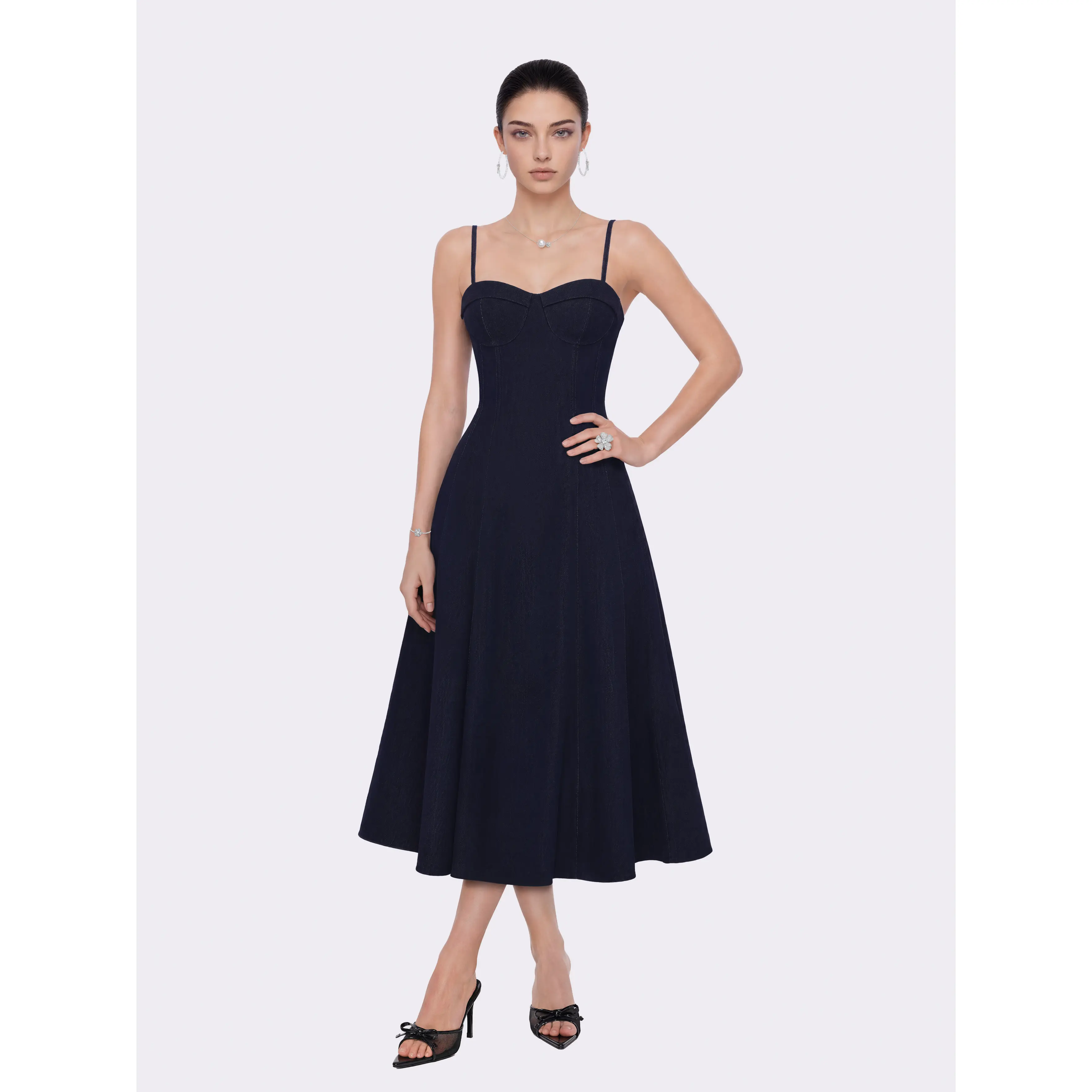 Heidi Corset Blue Dress