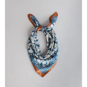 Elevated It Girl Paisley Satin Scarf