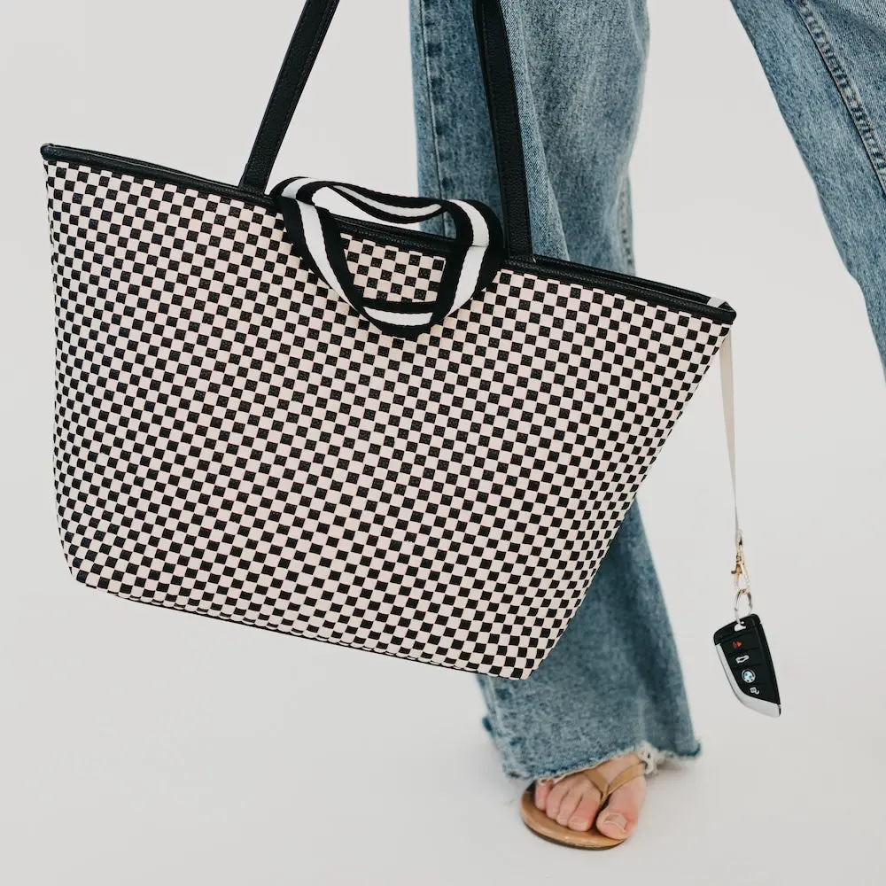 Checkered Black