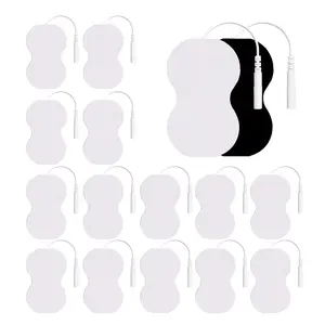 10/20pcs Tens Electrode Pads Conductive Gel Patches for Acupuncture Physiotherapy Massager Slimming Pulse EMS Nerve Muscle Stimulator Self Adhesive Stickers Digital Therapy Machine Accessories