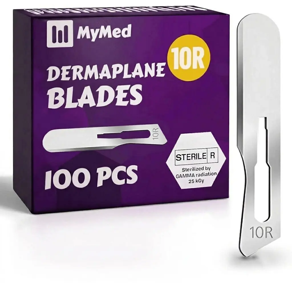 10R Dermaplaning Razor Pack of 100 Dermaplaning Razor for Women and Men