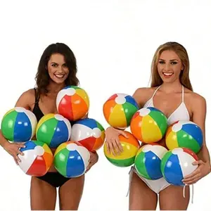 Inflatable Beach Ball, 1 Count Colorful Inflatable Water Ball, Summer Water Toy for Outdoor Beach Game, Pool Toy, Water Sports Equipment