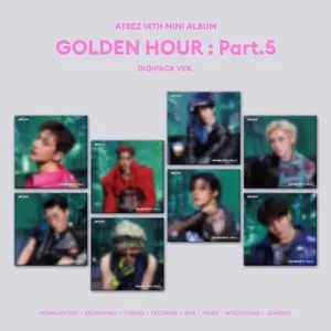 ATEEZ – 14th Mini Album [GOLDEN HOUR : Part.5] (DIGIPACK Ver/UNIT VER)