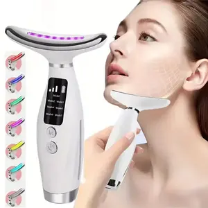New Seven-In-One Facial & Neck Beauty Instrument, Multifunctional Adjustable Skincare Tool, Ideal Gift for Women, Daily Skincare Essential