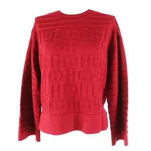 Pre-owned HERMÈS Silk Small Leather Goods Hermes Cotton Knit Jacket Women