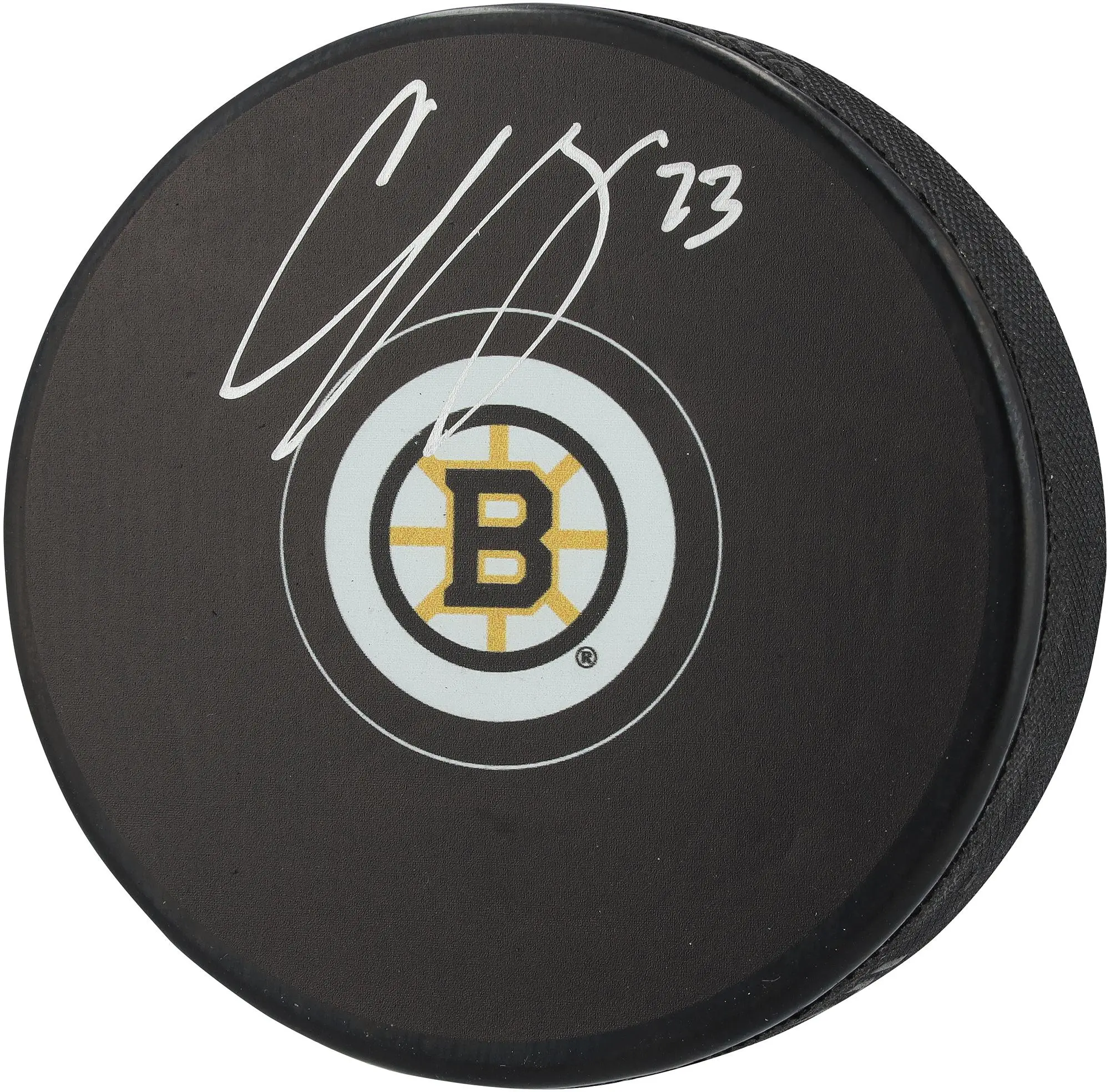 Charlie McAvoy Boston Bruins Autographed Hockey Puck - Fanatics Authentic Certified
