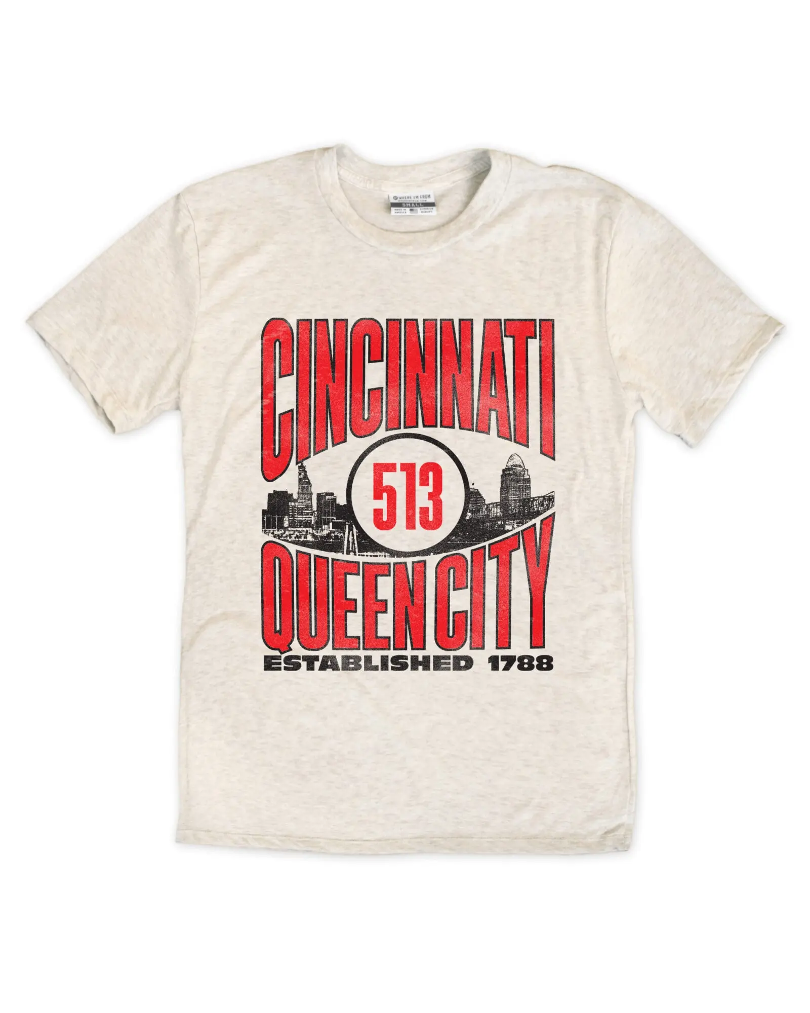 Cincinnati 513 Queen City Tee