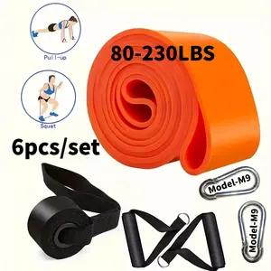Resistance Training Bands Set, Ultra-Durable (80-230lbs), Ideal for Crunches, Weightlifting, Bench Press, Foldable, Home/outdoor Use
