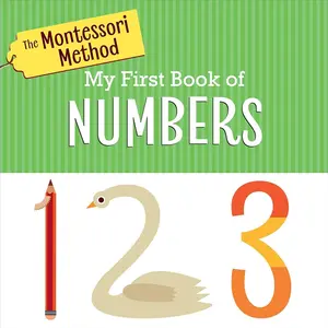 Montessori Method Children's Number Book - Early Childhood Learning Book with Number Introduction