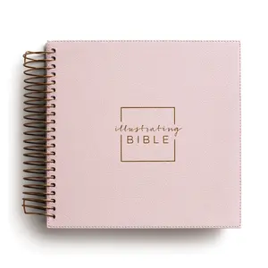 Spiral-bound Illustrating Bible, Leathersoft Spiral, Pink: Draw, Write, and Reflect Your Way Through Scripture