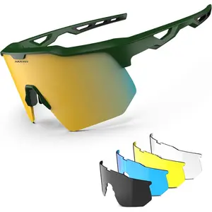 Polarized Sports Sunglasses for Men Women Youth Baseball Cycling Running Softball Biking Glasses