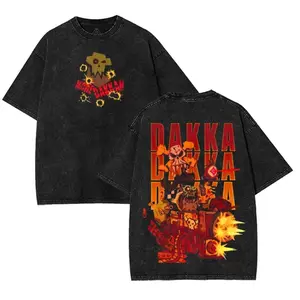 WARHAMMER 40K MORE DAKKA ORK 2 sided printed Oversize Unisex Cotton Crewneck tee game merch retro black graphic design Art Tops graphic t-shirts