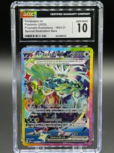 Pokemon TCG Terapagos ex | Prismatic Evolutions 169/131 | CGC Graded GEM MINT 10