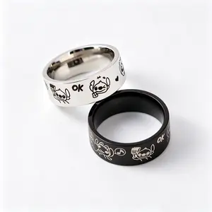 Disney Stitch Number 8 Ring, Iconic Number-Shaped Jewelry for Fans & Collectors, Durable & Comfortable for Everyday Wear, Collectibles, Number-Shaped Rings